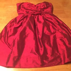 Eliza J Women’s red strapless sweetheart cut dress